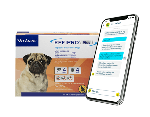 Virbac EFFIPRO Topical Flea & Tick Treatment Bundle for Cats & Dogs