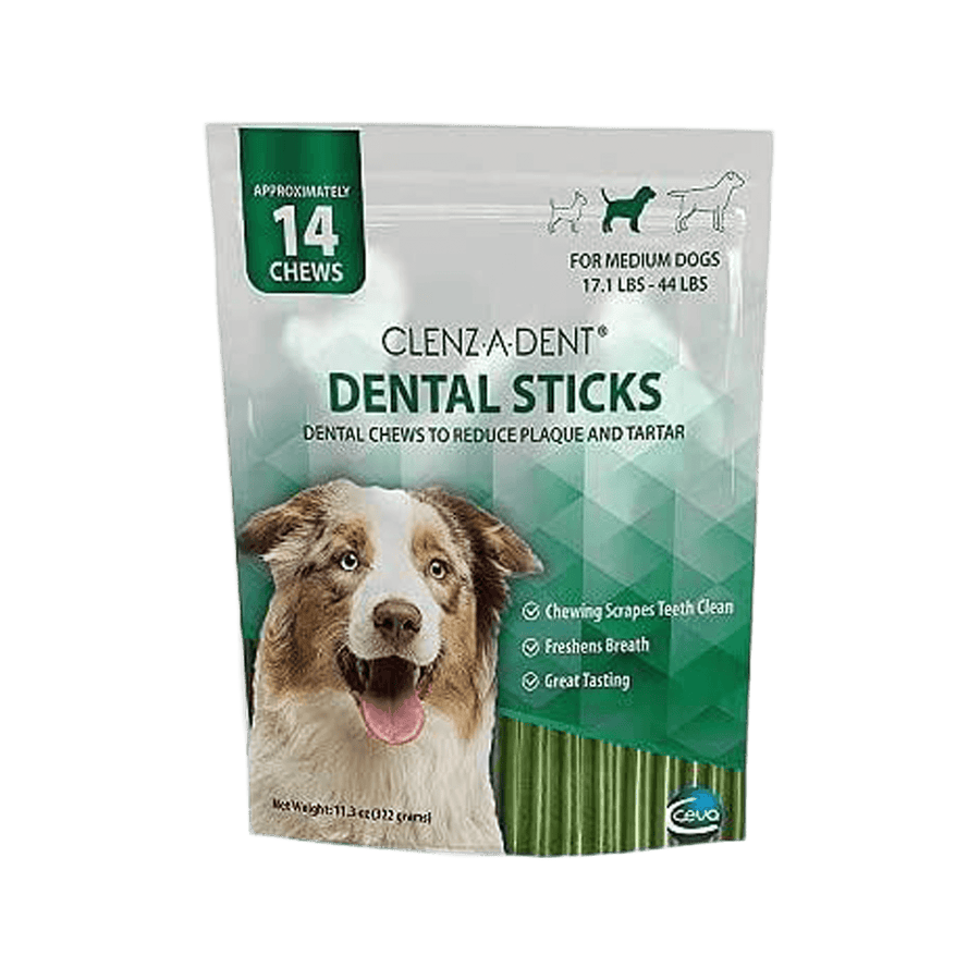 Clenz-A-Dent Dental Chews for Medium Dogs
