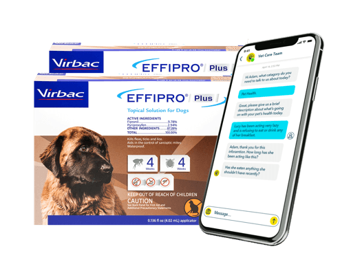 Virbac EFFIPRO Topical Flea & Tick Treatment 6 Month Bundle for Cats & Dogs