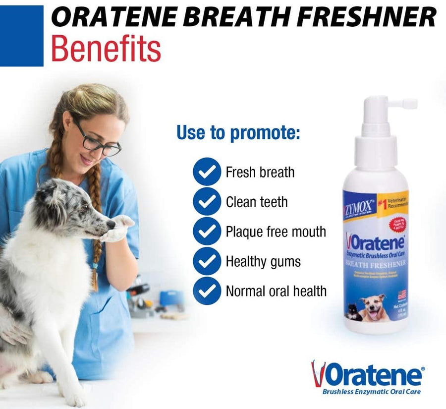 Oratene Breath Freshener - Fresh breath, clean teeth, plaque free mouth, healthy gums and normal oral health