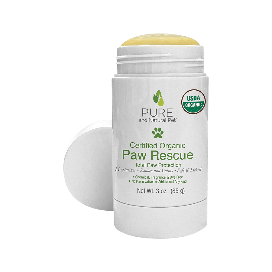 Pure and Natural Pet Certified Organic Paw Rescue Stick, For Dogs and Cats, 3 Oz