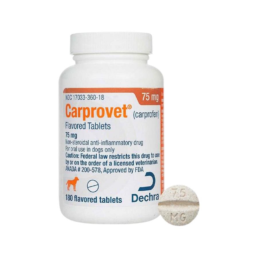 Carprovet Chewable Tablets for Dogs 60 tablets 75 mg