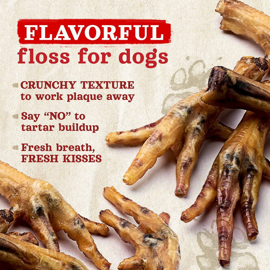 Natural Farm Chicken Feet Chews for Dogs