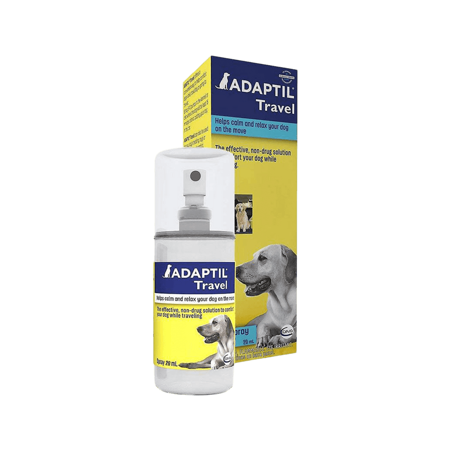 Adaptil Travel Calming Spray - Front of box and product