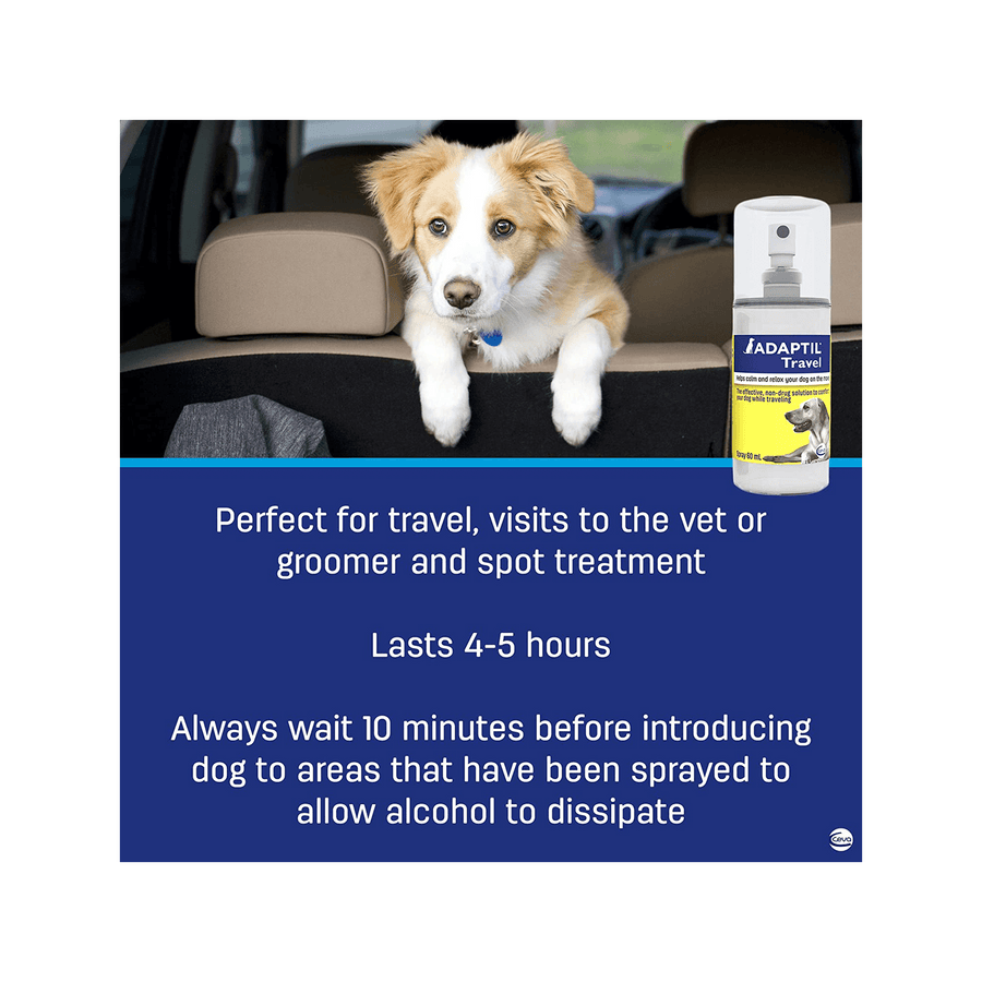 Adaptil Travel Calming Spray - Perfect for travel, visits to the vet or groomer
