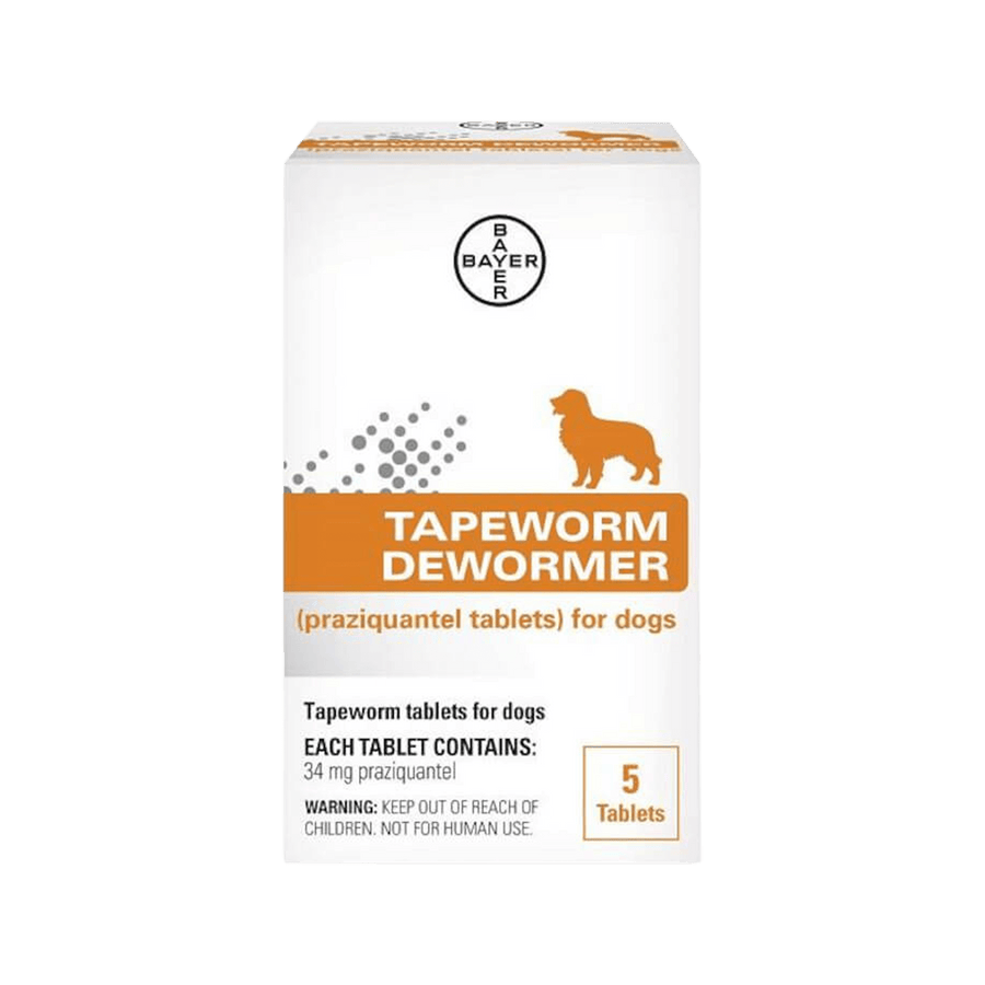 Bayer Tapeworm Dewormer Tablets for Dogs