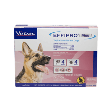 Effipro Plus meds to keep fleas away from dogs 45 to 89 lbs