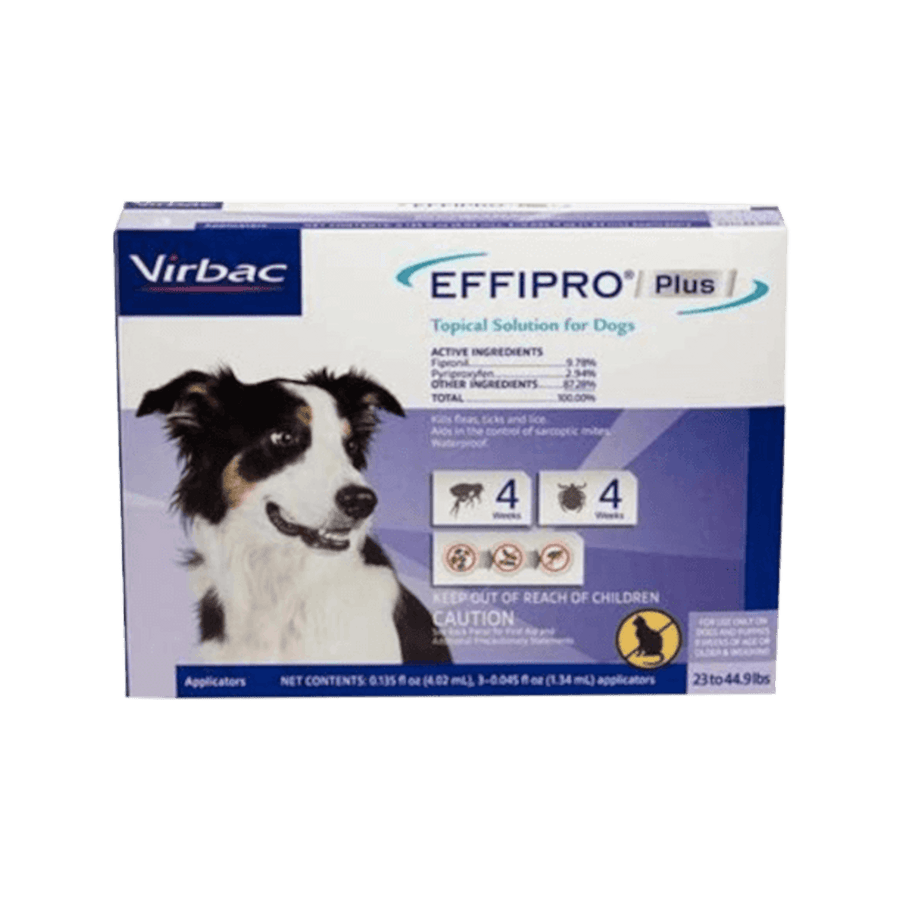 Virbac EFFIPRO Flea & Tick Preventative 3 Month Supply for Dogs & Cats