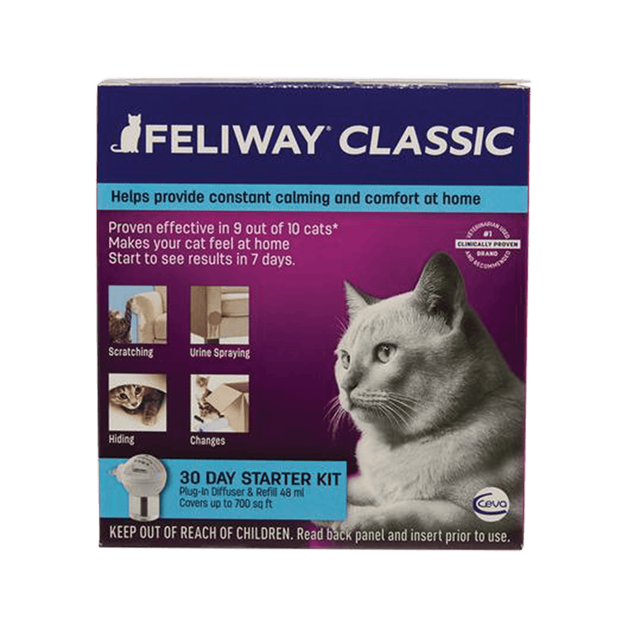 Feliway Classic Cat Calming Diffuser 30 Day Starter Kit