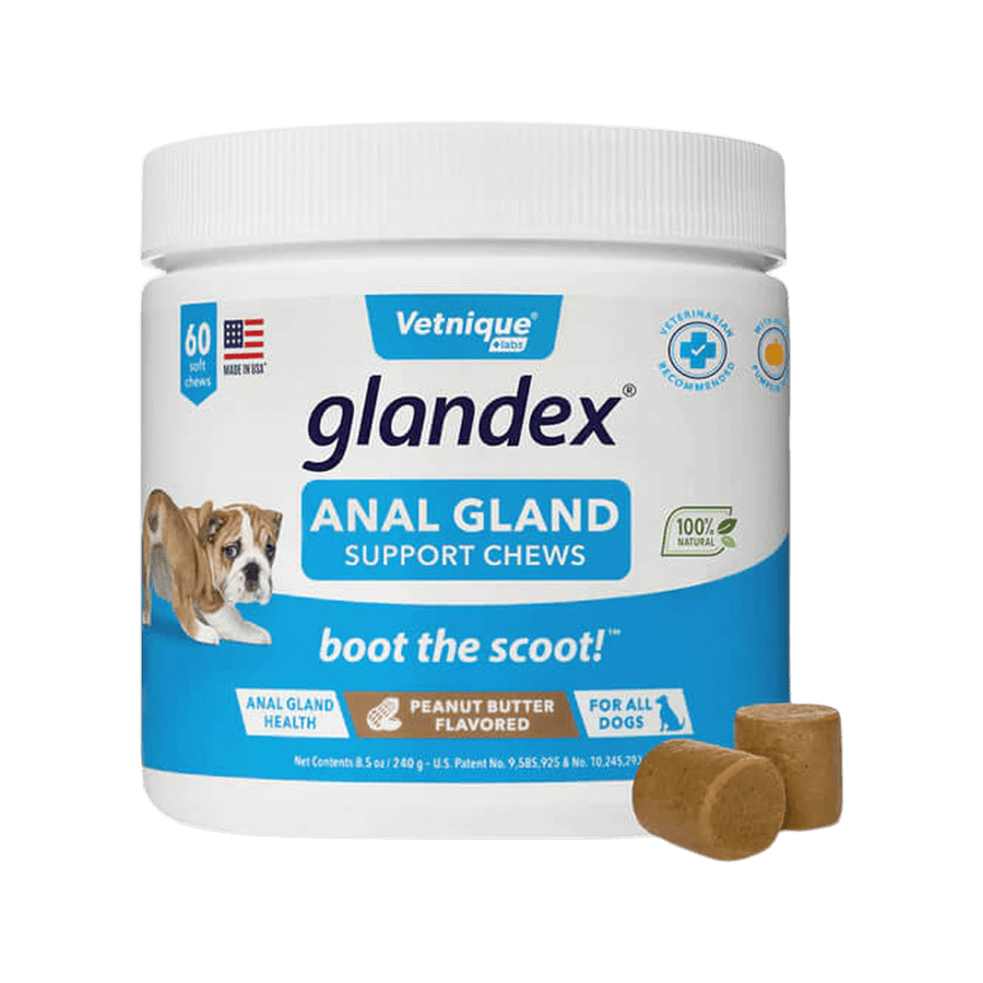Vetnique Labs Glandex Anal Gland Support Soft Chews for Dogs
