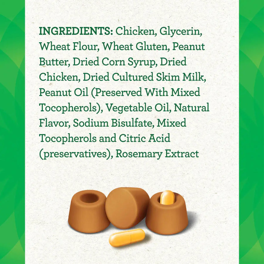 Greenies Pill Pockets Capsules Peanut Butter Flavor Ingredients