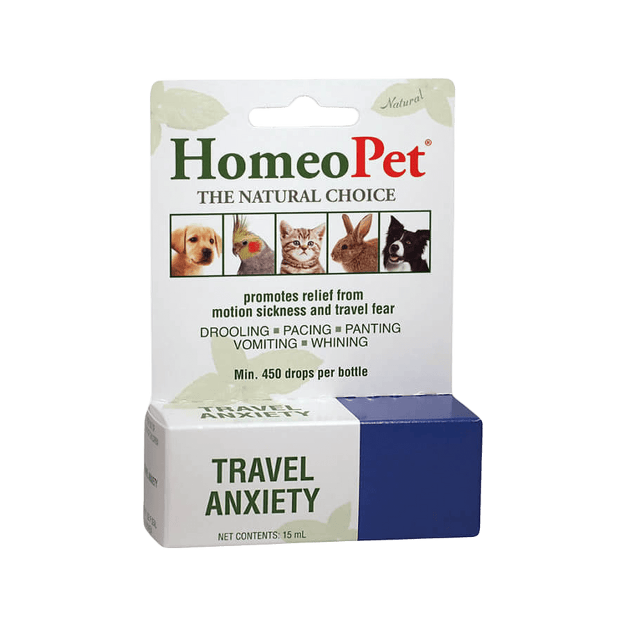 HomeoPet Travel Anxiety Drops for Dogs & Cats