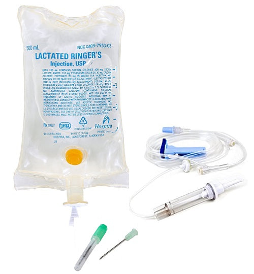 LRS Fluid Administration Refill Kit for Dogs and Cats