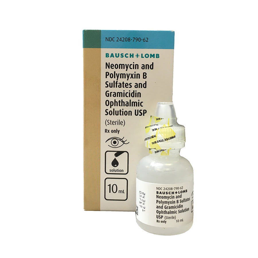 Neomycin / Polymyxin B / Gramicidin (NeoPolyGram) Ophthalmic Solution for Dogs and Cats
