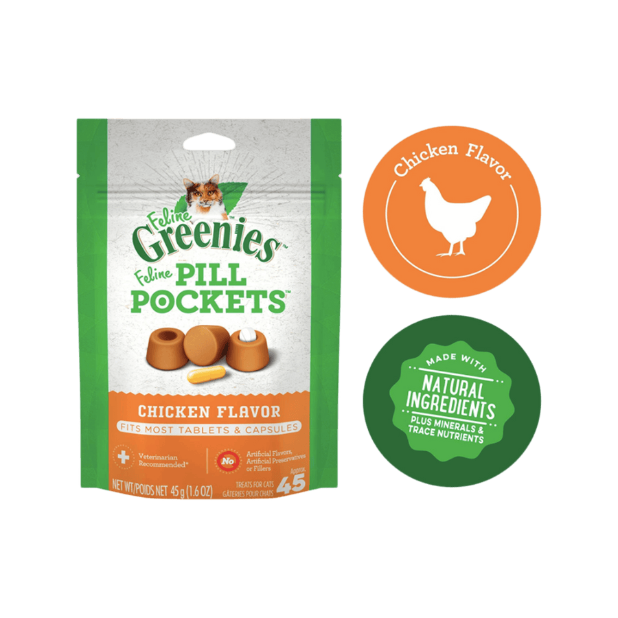 Greenies Pill Pocket Tablet Chicken 30 ct