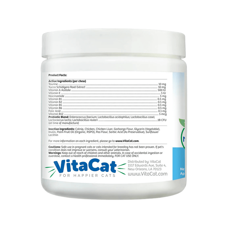 VitaCat Multivitamin & Probiotics Soft Chews for Cats Directions