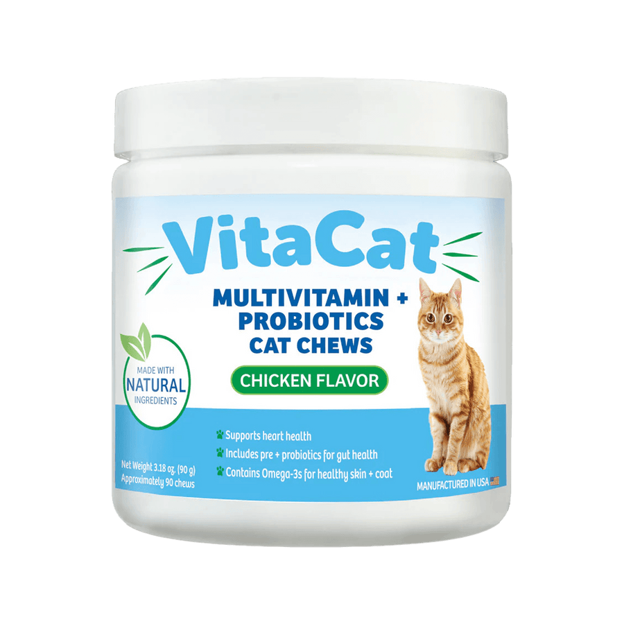 VitaCat Multivitamin & Probiotics Soft Chews for Cats 90 count