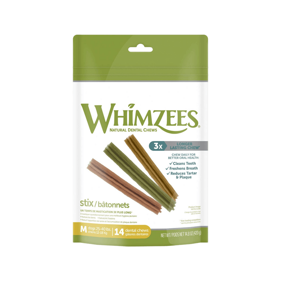 WHIMZEES All Natural Stix Adult Dental Chews for Dogs