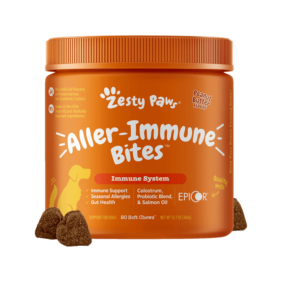 Zesty Paws Aller-Immune Bites Functional Allergy & Immune Supplement for Dogs