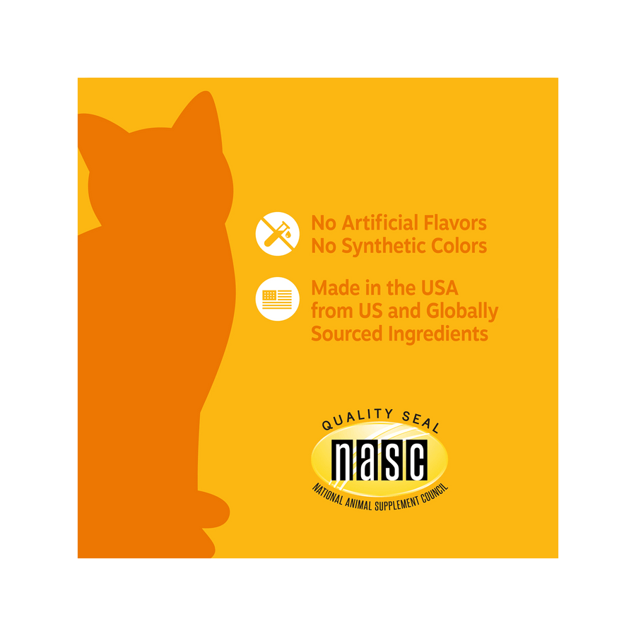 Zesty Paws Hairball Bites Salmon Soft Chews for Cats 