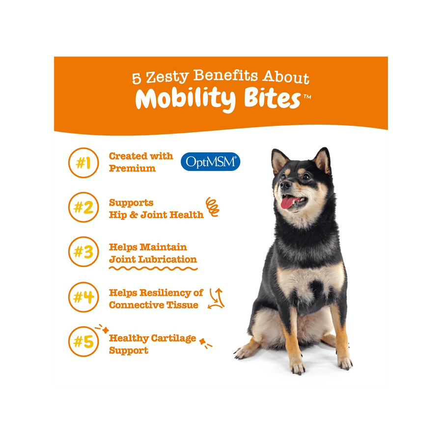 Zesty Paws Mobility Bites Functional Supplement for Dogs