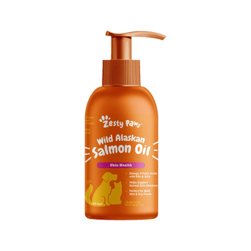 Zesty Paws Wild Alaskan Salmon Oil Skin & Coat Supplement for Dogs & Cats