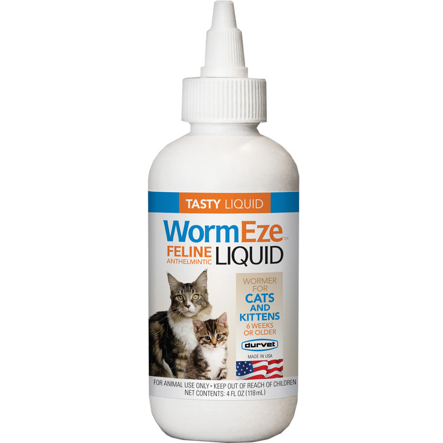 WormEze Feline Anthelmintic Liquid, 4 oz
