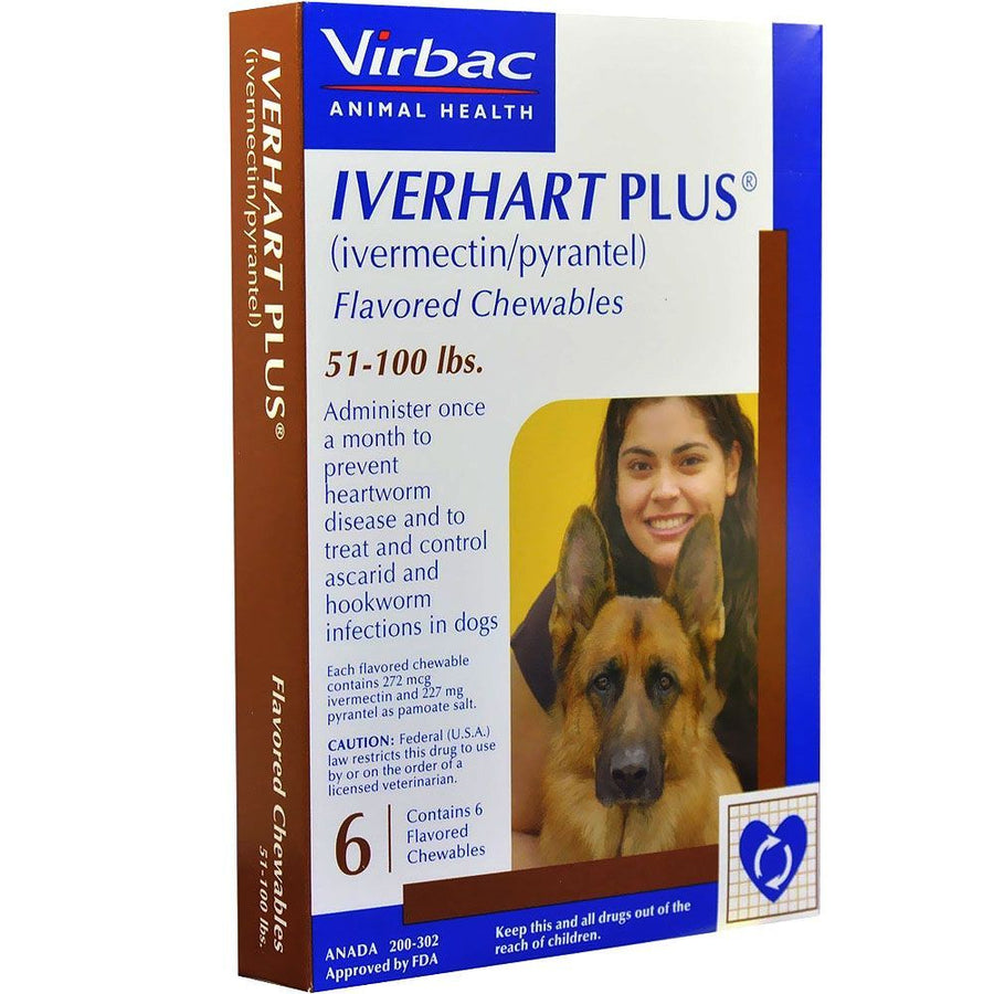 Iverhart Plus Flavored Chewable Tablets for Dogs