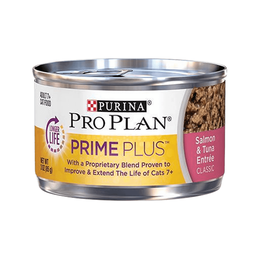 Purina Pro Plan Prime Plus Adult 7+ Salmon & Tuna Entrée Classic - Canned Cat Food