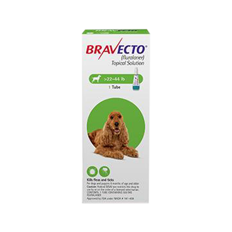 Bravecto Topical Solution for Dogs 22 - 44 lbs