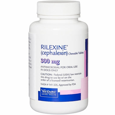 Rilexine (Cephalexin) Chewable Tablets for Dogs and Cats