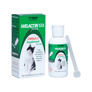 Welactin Balanced Skin & Coat Omega-3 Supplement for Cats, 4 Oz